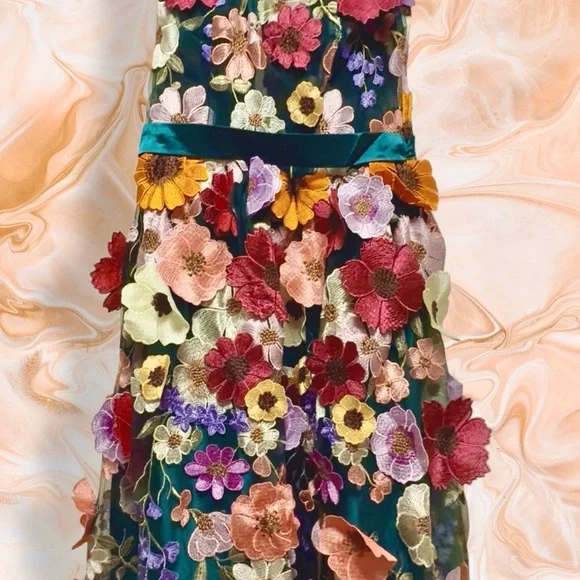 Floral Embroidered Maxi Dress - Picture 7 of 14